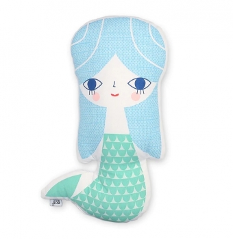Διακοσμητικό Μαξιλάρι Βαμβακερό 40εκ. Mermaid Petit Monkey PTM-CUS7