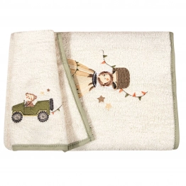 Σετ Πετσέτες 2τμχ Βαμβακερές Με Κέντημα Essential 8860 Olive-Green Greenwich Polo Club