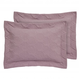 Ζεύγος Μαξιλαροθήκες Microfiber 50x70+8εκ. Happy 0289 Lilac Das Home