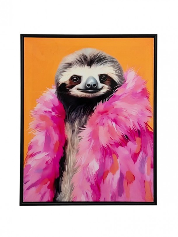 Πίνακας Με Κορνίζα Βραδύποδας Multi 40x2,8x50εκ. Zen Collection 25.60.52253