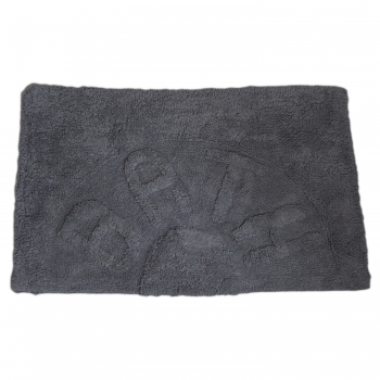 Ταπέτο Μπάνιου Βαμβακερό Γκρι 50x80εκ. BATH MRShome DS-3993002