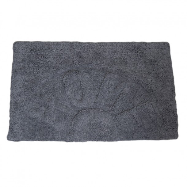 Ταπέτο Μπάνιου Βαμβακερό Γκρι 50x80εκ. HOME MRShome DS-3994002