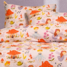 Ζεύγος Μαξιλαροθήκες Βαμβακερές 50x70εκ. Magic Peach Kids Line Melinen 20004386