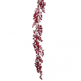 Χριστουγεννιάτικη Γιρλάντα Με Berries-Χιόνι 150εκ. iliadis 86207