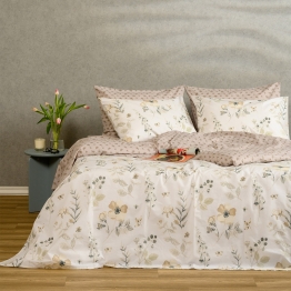 Παπλωματοθήκη Polycotton Υπέρδιπλη 225x245εκ. Dolores Ash Casual Line Melinen 20004800