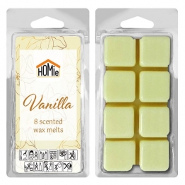 Wax Melt Σετ 8τμχ Κύβοι Βανίλια 80gr Homie 37-462