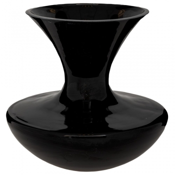 Βάζο Γυάλινο Μαύρο 32x30εκ. iliadis 91985