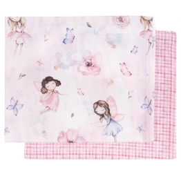 Σετ Σεντόνια Βαμβακερά Λίκνου 70x120εκ. Essential 8849 Dusty Rose-Ροζ Greenwich Polo Club