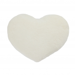 Διακοσμητικό Μαξιλάρι Καρδιά Polyester 40x50εκ. Deco 2296 White Das Home