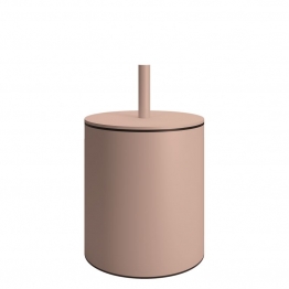 Καλάθι Απορριμμάτων 5lt Ανοξείδωτο Matt Dusty Pink Φ20x35εκ. Pam & Co 139-304
