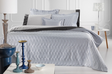 Σετ Κουβερλί Microsatin King Size 240x250εκ. Ruby Silver Guy Laroche