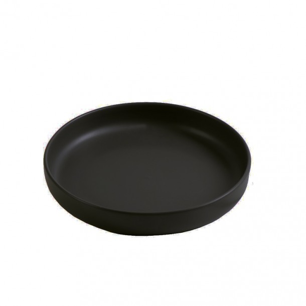 Πιάτο Βαθύ Πορσελάνης Terra Matt Black 24x4,5εκ. ESPIEL TLM141K4