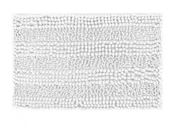 Ταπέτο Μπάνιου Σενίλ 45x70εκ. Bliss White 2435847