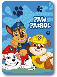 Κουβέρτα Κούνιας Fleece 100x140εκ. Paw Patrol 62 Blue Digital Print Nickelodeon DimCol