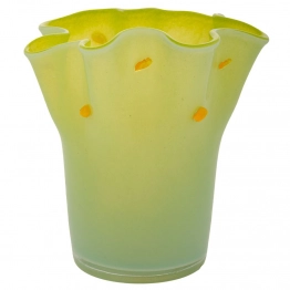 Βάζο Χειροποίητο Γυάλινο Πράσινο 20x20εκ. iliadis 90113