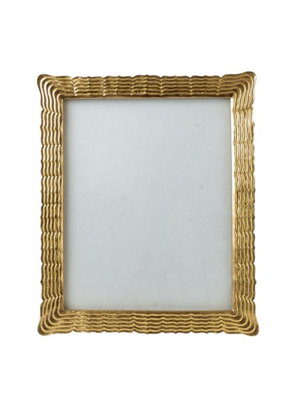 Κορνίζα Polyester Ασημί Με Γραμμές 20x25εκ. Zen Collection 25.12.51484