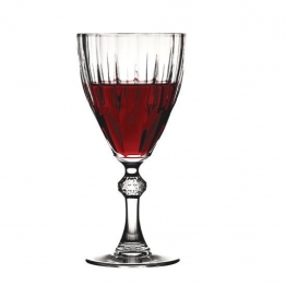 Ποτήρι Κρασιού Γυάλινο Διάφανο Diamond ESPIEL 8,25x17,7εκ.-315ml SP44767K12