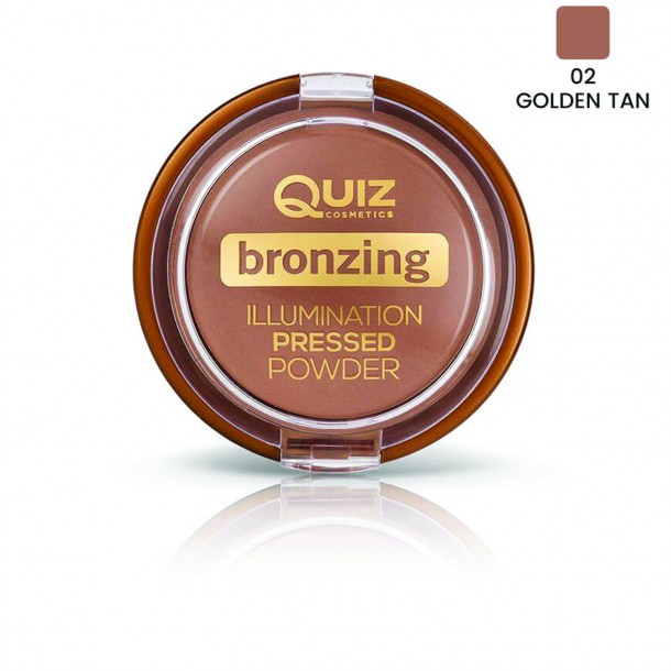 Πούδρα Bronzing Ilumination Powder Golden Tan 12gr QUIZ 1313PBRONZ-2