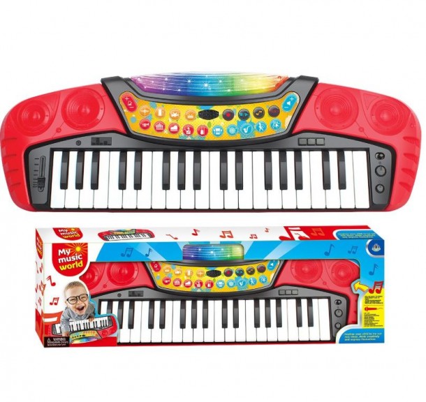 Αρμόνιο Με 37 Πλήκτρα Μπαταρίας 63x5x19εκ. Toy Markt 76-168