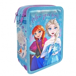 Κασετίνα Τριπλή Γεμάτη Frozen 12,5x7x19,5εκ. Disney 50-2812