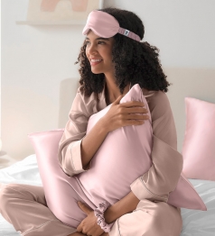 Σετ Ύπνου 3τμχ Beauty Sleep Μαξιλαροθήκη-Μάσκα Ύπνου-Λαστιχάκι Μαλλιών Pudra Guy Laroche