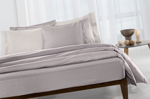 Παπλωματοθήκη Βαμβακερή Υπέρδιπλη 225x245εκ. Easy Iron Color Plus Melanze Guy Laroche