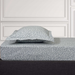 Σεντόνι Μεμονωμένο Polycotton Μονό Με Λάστιχο 100x200+35εκ. Loft 2287 Ice Grey Greenwich Polo Club