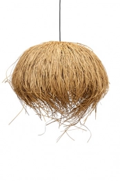 Φωτιστικό Οροφής Ραττάν 65x40εκ. Zen Collection 24.35.50220