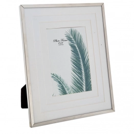 Κορνίζα Μεταλλική Ασημί-Λευκό 10x15εκ. iliadis 89424