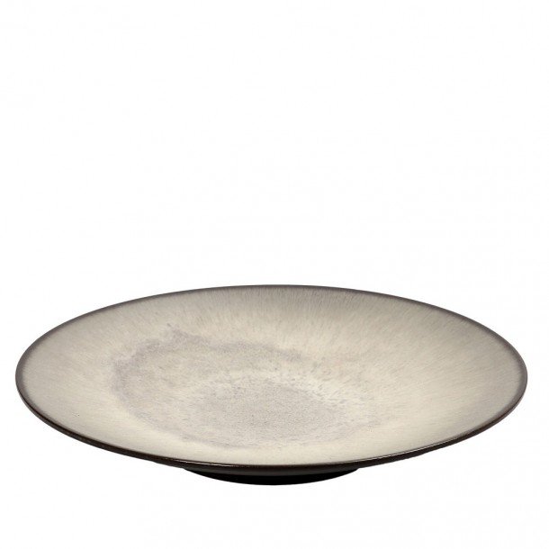 Πιάτο Φαγητού Ρηχό Stoneware Μπεζ-Καφέ Sensation ESPIEL 28x28x4εκ. GMT424K2