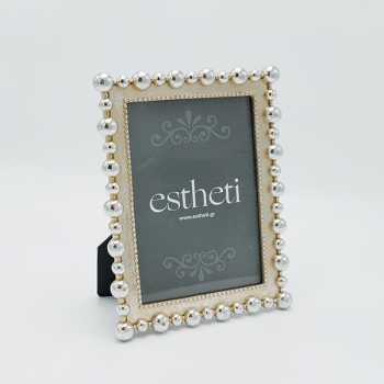 Κορνίζα Polyresin Ασημί-Χρυσή 13x18εκ. ESTHETI 815-00051