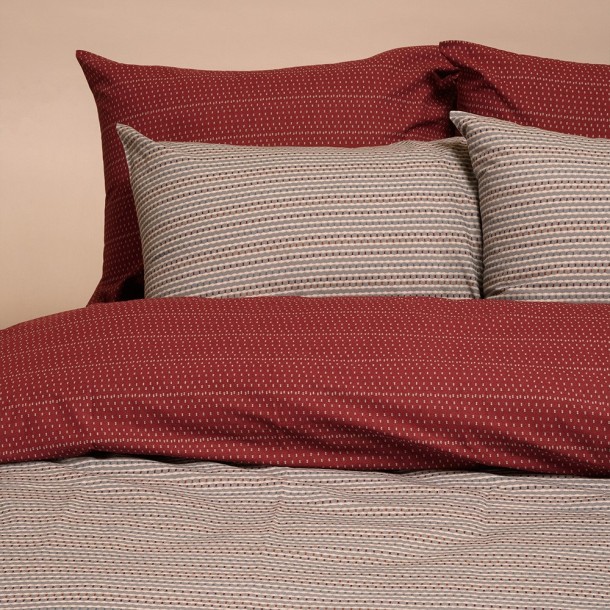 Ζεύγος Μαξιλαροθήκες Polycotton 50x70εκ. Fakir Grey Casual Line Mini Melinen 20004305