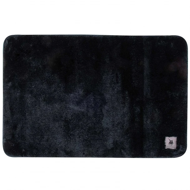 Ταπέτο Μπάνιου Αντιολισθητικό Polyester 60x90εκ. Essential 3113 Μαύρο Greenwich Polo Club