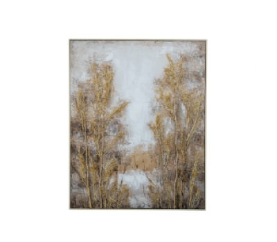 Πίνακας Καμβάς Δέντρα 3D Με Κορνίζα 82x4,5x102εκ. Zen Collection 24.28.49771