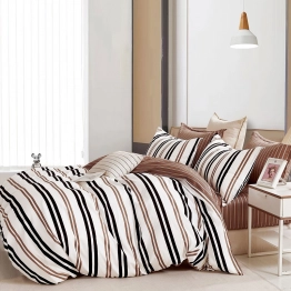 Σετ Παπλωματοθήκη 2 Όψεων Βαμβακοσατέν Υπέρδιπλη 220x240εκ. Silas Prime Line Melinen 20004479