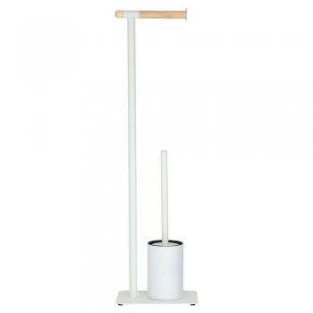 Πιγκάλ Με Χαρτοθήκη Μεταλλικό 15x20x71εκ. Brix White Sealskin 362473610