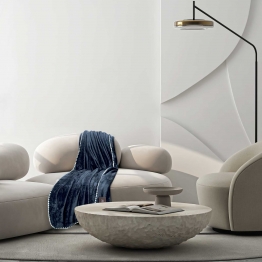 Κουβέρτα Fleece Καναπέ 130x170εκ. Essential 4442 Royal Blue Greenwich Polo Club