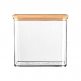 Δοχείο Αποθήκευσης Πλαστικό-Bamboo Essentials Estia 1650ml-16,5x9,8x15εκ. 01-24239