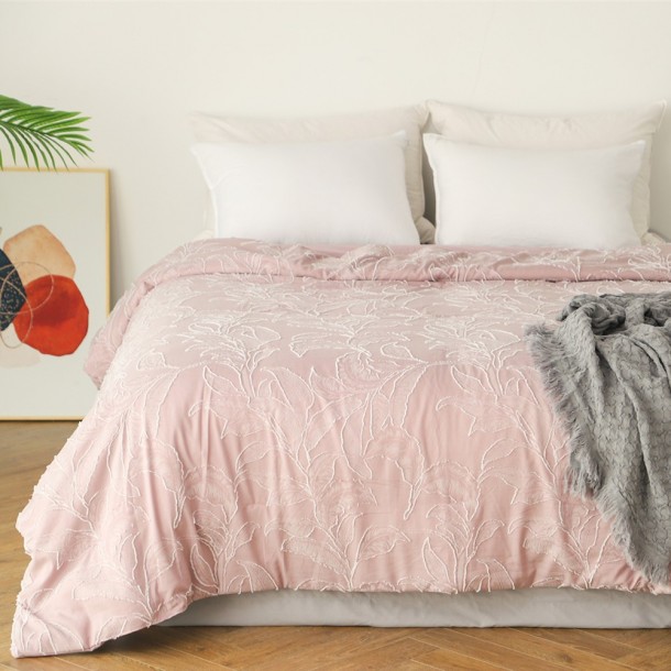Κουβερλί Κεντητό Prewashed Polyester Υπέρδιπλο 220x240εκ. Calypso Rose Melinen 20002214
