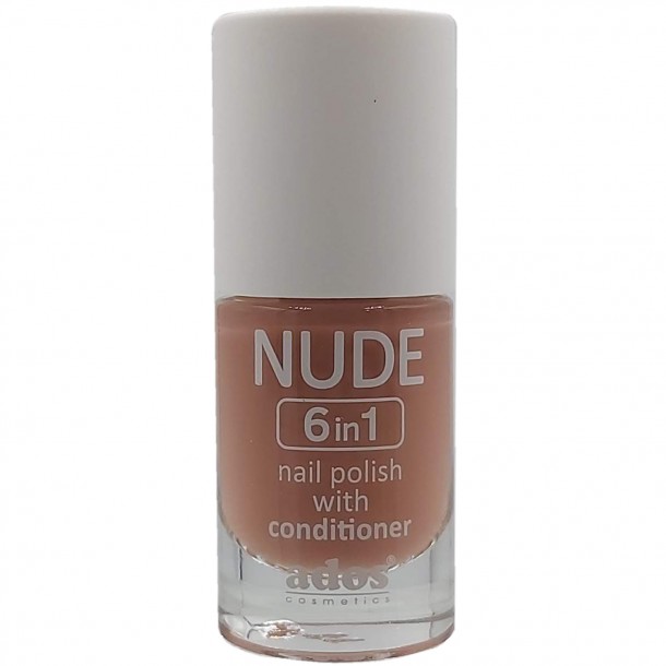 Βερνίκι Νυχιών Με Μαλακτικό 6 in 1 Nude Ados Cosmetics 8ml 1610NUDE-09