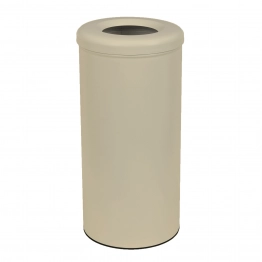 Καλάθι Απλύτων 30lt Ανοξείδωτο Matt Ivory Pam & Co Φ25x57εκ. 29-2557-703