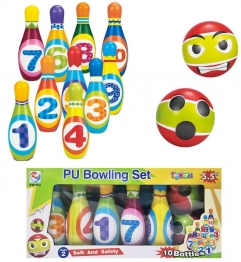 Bowling Pu Με 10 Κορίνες & 2 Μπάλες 34x11x15εκ. Toy Markt 71-3502