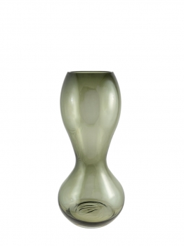 Βάζο Χειροποίητο Φυσητό Γυαλί Γκρι 19x25,5εκ. Zen Collection 25.43.52117