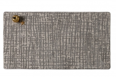 Χαλί Κρεβατοκάμαρας Σετ 3τμχ Polyester 67x140εκ.-67x200εκ. Golden 6005 Grey SB HOME