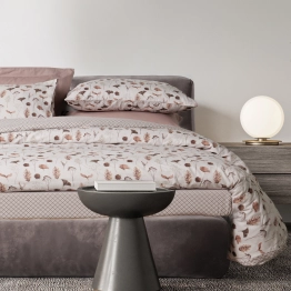 Σετ Σεντόνια Φανελένια Υπέρδιπλα 240x260εκ. Happy Flannel Line 9681 Beige-Brown Das Home