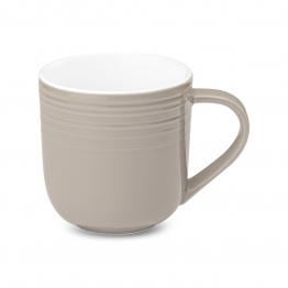 Σετ Κούπες 6τμχ Πορσελάνης Jasper Taupe 360ml CRYSPO TRIO 25.022.25