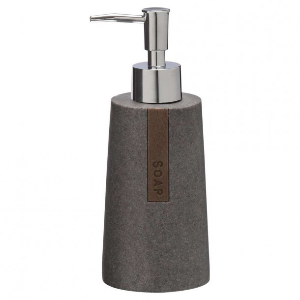 Ντισπένσερ Polyresin 275ml-7,4x18,5εκ. Pierra Grey Sealskin 361870214