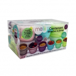 Σετ 12τμχ Δοχεία Με Καπάκι Snap and Go Pods 59ml Melii MEL11030