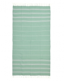 Πετσέτα Θαλάσσης Pestemal Βαμβακερή Πράσινη-Λευκή 90x180εκ. ble 5-46-509-0027