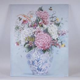 Πίνακας Καμβάς Βάζο Με Λουλούδια Multi 80x3x100εκ. ESTHETI 755-12247